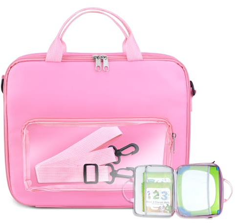 Gaga city Borsa da Trasporto compatibile con Lexibook Computer Portatile Educativo Bilingue, Rosa