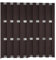 wpc Zaunelement I sichtschutzzaun I Lamellenzaun 180 x 180 I komplettset (Pfostenlänge 240cm (Zum Einbetonieren)), 6x Element & 7x Pfosten)