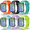 ASDONAL 6 Pièces Bracelets Compatible avec Redmi Watch 3, Bracelet de Remplacement pour Xiaomi Watch 3, Redmi Watch 3 Bracelet en TPU, longueur Réglable (6 Couleurs)