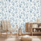 Fine Decor FD43447 Eleanor Floral Papier peint Bleu
