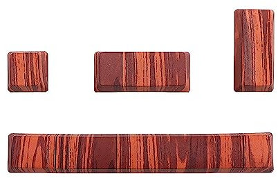 JOERBABU 4 Tastenkappen-Set, Tastaturen, 6,25 U, fünf Seiten, 4 Tasten, Farbstoffunterteilt, Tastenkappe, Space+ESC+Enter+Numpad Enter Keycap
