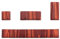 JOERBABU 4 Tastenkappen-Set, Tastaturen, 6,25 U, fünf Seiten, 4 Tasten, Farbstoffunterteilt, Tastenkappe, Space+ESC+Enter+Numpad Enter Keycap