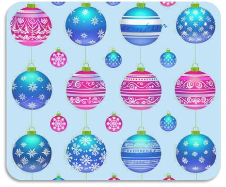 Weihnachts-Deko-Kugel bunt2 Abtropfmatte, saugfähig, Kieselgur Matte, spülmaschinenfest, leicht zu reinigen, Küchenzubehör für Arbeitsplatten-Klebebänder