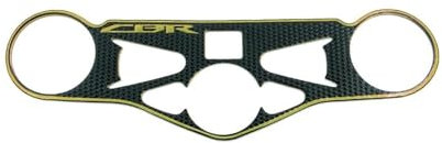 XNASU Personalizzato per Honda CBR1000RR CBR 1000 RR 2008 2009-2011 Adesivi 3D Logo Faring Decalcomanie Triple Tree Top End Anteriore Morsetto Superiore(Black 3A)