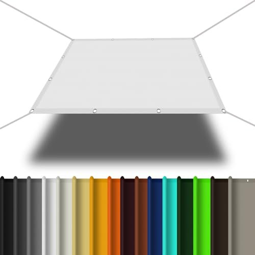 Wasserdichtes Vordach für den Außenbereich, 1,4 x 3 m, ideal für Garten, Schatten, Partys und Veranstaltungen, strapazierfähiges Polyester, Markise für Pergolen, Weiß