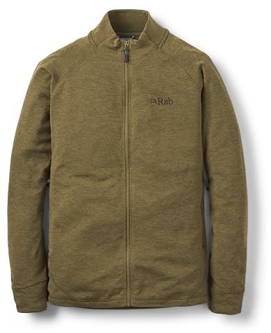 Rab Men's Nexus Jacket - Lightweight Fleece Jacket for Hiking, Trekking, & Climbing - Oak - X-Large