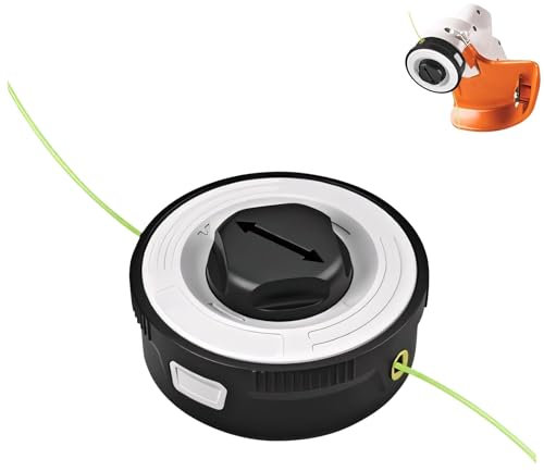 Mähkopf C3-2 für Stihl Motorsense, Fadenkopf für Stihl Autocut c 3-2 mit Ersatz-Trimmerschnur, Ersatz-Zubehör Doppel-Rasentrimmerkopf, kompatibel mit Stihl FSA57 FSE52 FSA 57 FSE 52 (A)