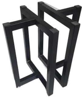 EnxJire Gambe per tavoli in metallo Supporto for gambe in ferro battuto, treppiede for da ufficio, struttura in legno massello di grandi dimensioni, tavolo in metallo(Color 3)