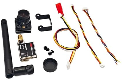 FPV Set TS5823Pro Video Sender 40CH mit CMOS 1/3 1800TVL Mini Kamera 2,1mm for RC Racing Drone(600mw vtx cam)