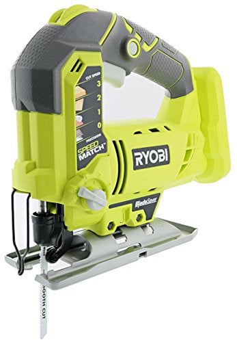 Ryobi One+ P5231 18V Lithium Ion Cordless Orbital T-Shaped 3,000 SPM Jigsaw (Battery Not Included, Power Tool and T-Shank Wood Cutting Blade Only)
