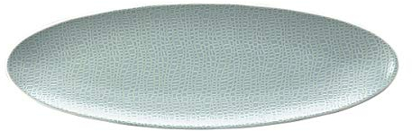 Seltmann Weiden 001.743863 Fashion green chic Servierplatte schmal, Porzellan, Türkis