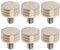 WULUN LED Leuchtmittel E14 9W, Flach Rund, 88 LED-Chips, Ersatz 90W E14 Halogenlampen, 3000K Warmweiß, 900 LM, 360 Grad Abstrahlwinkel, AC 220-240V, Nicht Dimmbar, 6 Stück