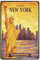 TammieLove Blechschild New York Wanddekoration 20,3 x 30,5 cm
