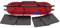 Beachvolleyball Spielfeldmarkierung Linien Beachvolleyballmarkierung 9 x 18 m (Rot #E05668)