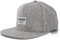Blackskies® Glacier Snapback Cap | Damen Herren Baseball Mütze Kappe Surfer Skater Basecap Grau Wolle