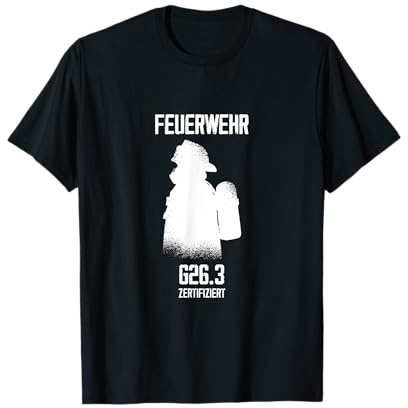 Feuerwehr - Atemschutzgeräteträger G26.3 zertifiziert T-Shirt