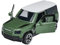 Majorette Premium Land Rover Defender 90, Spielzeugauto, Freilauf, zu öffnende Teile, Federung, Sammelkarte, 1:64, 7,5 cm, grün, für Kinder ab 3 Jahren