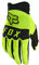 Fox Dirtpaw Kinder Fahrrad MX Dirt Langfinger Schutz Handschuhe (neon Gelb Kinder YM)