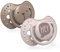 LOVI Silicone Dynamic Schnuller, 3-6m, 2 Stück, Hey Girl