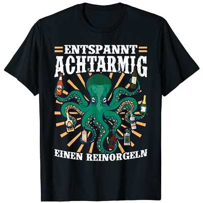 Entspannt achtarmig einen reinorgeln T-Shirt