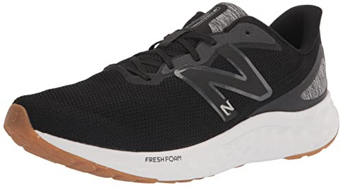 New Balance Men's Fresh Foam Arishi V4 Sneaker, Black, 7.5 UK