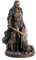 ORIGEN Freya Statue, Göttin der Schönheit, Liebe und Krieg, Finish Antic Line, H 22 cm