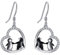 Pinguin-Ohrringe aus Sterlingsilber Pinguin-Herz-Ohrhänger Pinguin-Schmuck Geschenke für Frauen und Mädchen ​