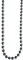 Premium Roller Blind Metal Beaded Pull Chain - Continuous Loop (150cm Drop, Black Nickel)