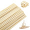 Bâtons en Bois 150pcs Baguette Bois Sûr Batonnet Bois de Bambou Réutilisable Batonnet en Bois Non Toxique et Environnement 30x0.9x0.3cm pour Travaux Manuels Modélisme Arts Projets de Bricolage