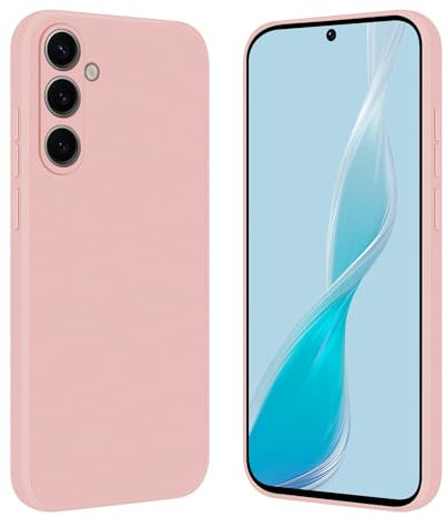 Tveinan Cover per Samsung Galaxy S24 5G Custodia Protettiva, Protezione Completa in Sottile Silicone Opaco Morbida Case Antiurto Cover per Samsung S24 5G, Rosa