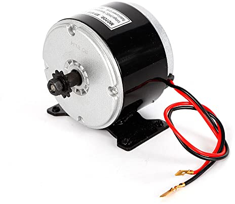Permanentmagnet Elektromotor DC24V 250W Permanent Magnet DC Motor Für Elektroroller Mini-Bike Quad und Go-Kart Es kann auch für Fahrrad