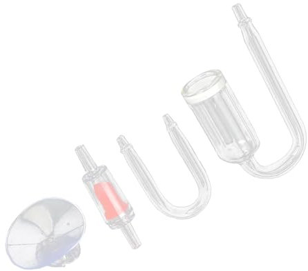CO2-System für Aquarium,CO2-Diffusor | Glas-CO2-Monitor-Kit | Glasreaktor für Aquarienpflanzen, geeignet für Tan . Glas-Bubbler-Reaktor verbessert das Wachstum von Aquarienpflanzen und die Sicht auf