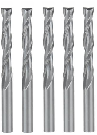 10 Uds 4x1 2/15/17/22/25/28/32mm 2 flauta cortador en espiral CNC enrutador brocas fresadora madera acrílico taladro(10Pcs 4X28)