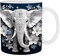 Elephant Coffee Mug | 350ml Ceramic Coffee Cup,Ceramic Travel Mug with Handle for- Whiskey, Juice, Soup, Wine, Beer