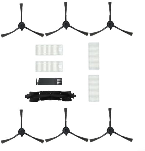 Ersatzteile für 360 S8 S8 Plus Saugroboter Zubehör, Rollenbürste + Seitenbürsten + Filter + Reinigungsbürste Staubsaugeraufsätze (B)