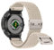 RosMank 20mm Quickfit Geflochtenes Armband kompatibel mit Garmin Fenix ​​​​​​8 AMOLED 43mm/7S Pro/7S/6S Pro/6S/5S/5S Plus, Nylon Ersatzband für Approach S70 42mm/Instinct 2S/Descent Mk3s (Weiß)