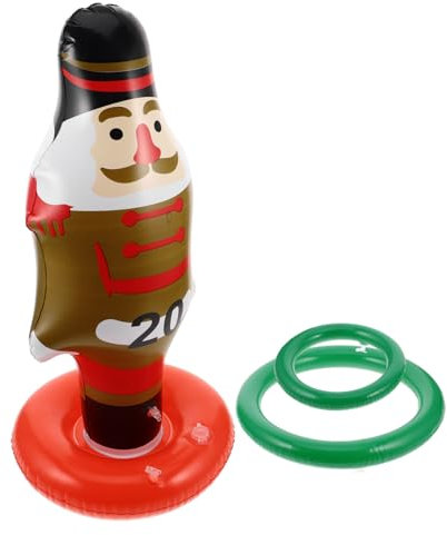 SUPVOX Jeu De Lancer Gonflable pour Jouets De Lancer De Noël pour Enfants Fournitures De Fête Familiale avec 2 Lumières