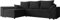 Mirjan24 Ecksofa Chione L Cord mit Bettkasten und Schlaffunktion, Ottomane universell, 3 Sitzer Ecksofa, L-Form Sofa, Couch, Polsterecke mit Bettfunktion, Wohnlandschaft, Eckcouch (Poso 135)
