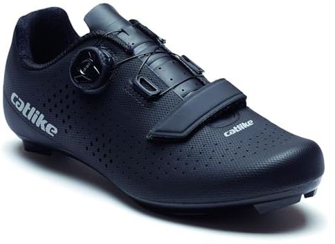 Catlike 7200500002 - Rennradschuhe KOMPACTO R Größe 37 Leistung, Komfort und Stil für jeden Kilometer, Schwarz