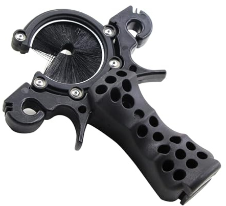 BOROCO Steinschleuder Angelrolle Schleuder mit Rollenbasis Ohne Schnur Infrarotvisier Vielseitige Angelschleuder Geeignet für Angeln und Jagen in Der Wildnis Sowie Outdoor