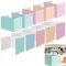 TAZZOR 10 Stück Faltbare Trennwand Schreibtisch Tragbare 5 Farben Sichtschutz Study Table wasserdichte Trennwände Desks für Schule Büro Bibliothek, 40×30×30cm