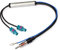Autoradio Antennaadapter Doppel Fakra auf DIN Stecker Cavo 35cm con Amplificatore Segnale Adattatore Antenna Auto dual Fakra Z a DIN per Ricevitore Autoradio, Unità Principale GPS Double Fakra