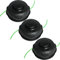 3 testine per tagliaerba 198893-8 compatibili con Makita DUR191L DUR191U String Trimmer, tosaerba di ricambio per tosaerba, dimensioni filettatura M10 x 1,25