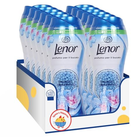 Profumatore per bucato in perle – Fragranza Risveglio Primaverile – Formato 210g – Variazioni 4/8/12 Pezzi (12)