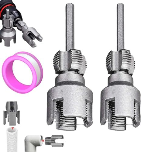 Utensile Per Filettatura Tubi PVC | Filettatrice Elettrica per Tubi,Tagliafiletti Esterno Con Dadi 1/2 & 3/4 Per Tubi Legno Giardino Riparazioni Domestiche Trapano Elettrico