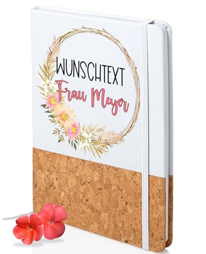 GRAZDesign Notizbuch mit Namen Kollegin Mitarbeiter Arbeitskollegen Team Frau Mann Abschiedsgeschenk Abschied Büro Arbeit Dankeschön Rente Geschenk