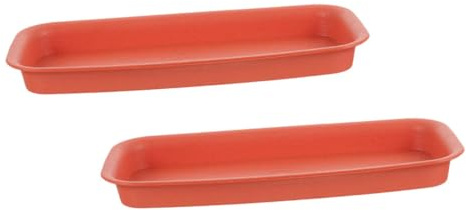 Gatuida 2piezas Bandejas Rectangulares para Macetas Bandeja de Plástico para Macetas Plato para Plantas para Jardinera
