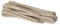 Kaps Lacci tondi, lacci in cotone 100% durevoli di alta qualità, fabbricati in Europa, 1 paio, molti colori e lunghezze (100 cm - da 5 a 7 paia di occhielli / 36 - beige chiaro)