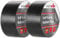 POPPSTAR 2x Ruban adhésif isolant universel auto-fusionnant (ruban d'étanchéité, auto-soudage), LxWxH 5m x 38mm x 0,76mm, noir
