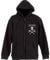 Iron Maiden 'Eddie Axes' Zip Up Hoodie (Medium) Black